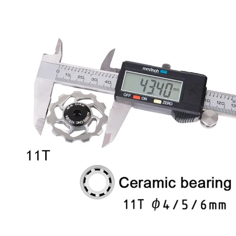 

Road Bike Rear Derailleur Pulley Bike Jockey Wheel Pulley Ceramic Guide Roller