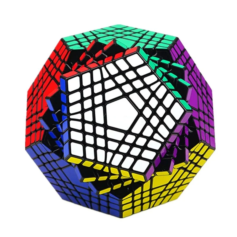 ShengShou Teraminx 7x7 магический куб Shengshou WuMoFang 7x7x7 Megaminx Dodecahedron Профессиональный пазл