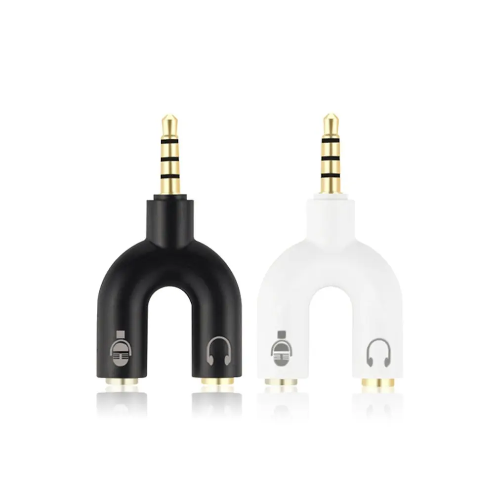 For Xbox One Adapter (TRRS) Headset Headphone Mic 2 to 1 Splitter for PS4 PC Laptop Ear Audio | Электроника