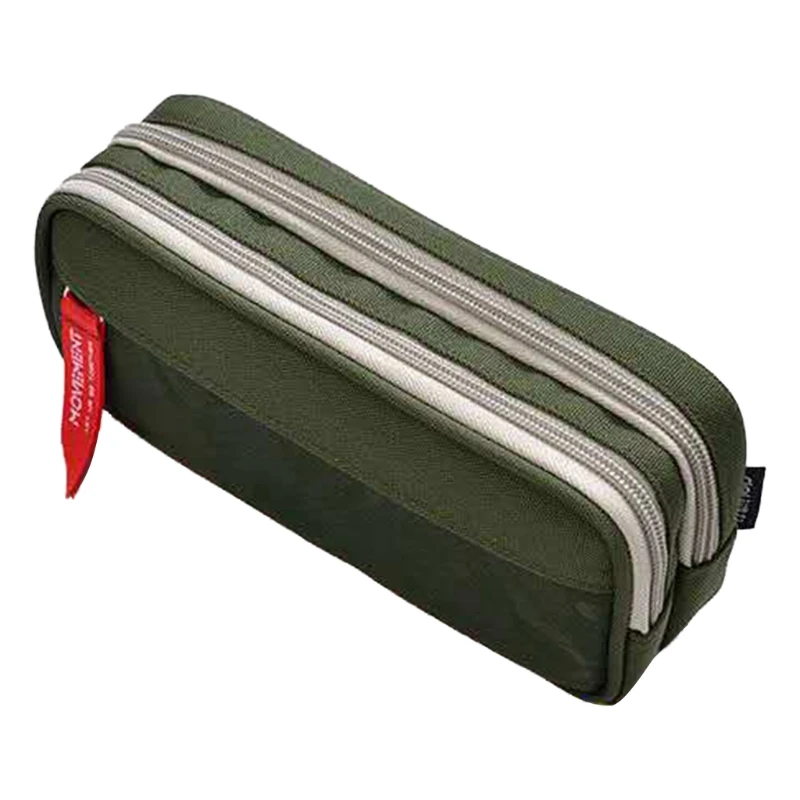 

Durable Large Capacity Pencil Case Double Zipper Pen Bag Pouch School Stationery