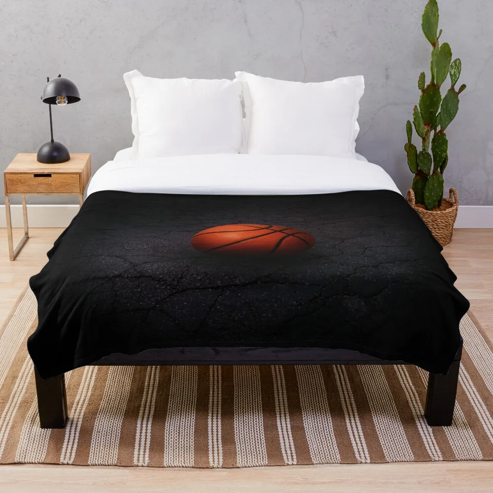

Lonely Basketball Throw Blanket Creative Printed Soft Bath For Travel Blanket four season Outdoor Bedspread On The Bed
