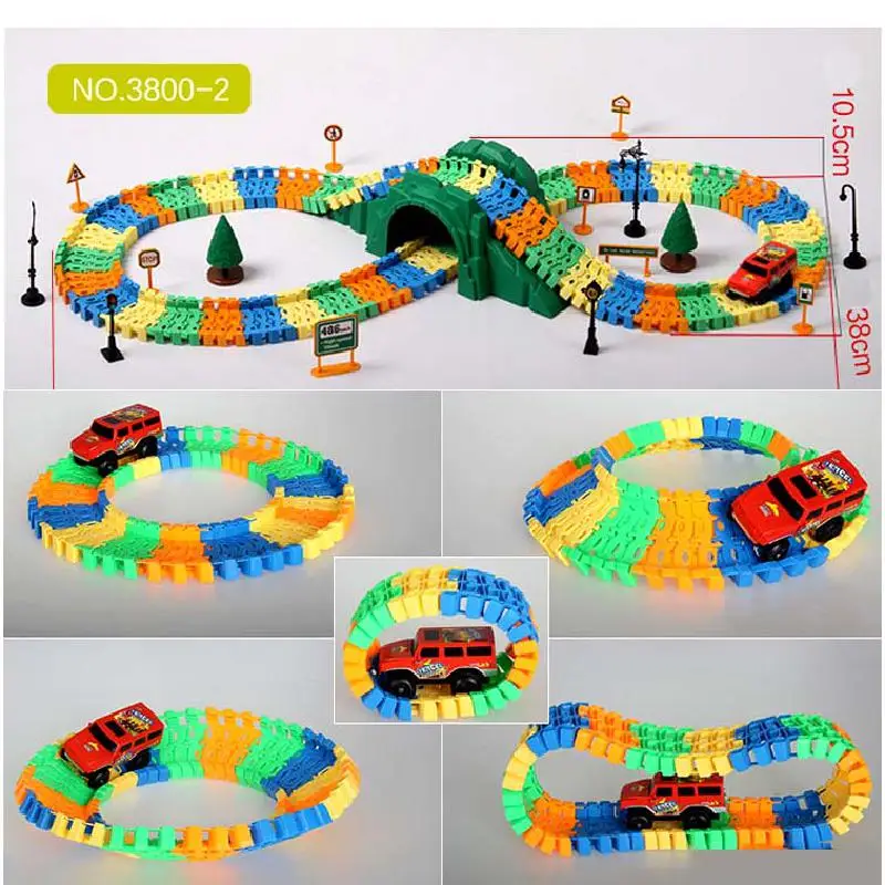 Детский Электрический товар волшебный автомат рельсовый автомобиль слот