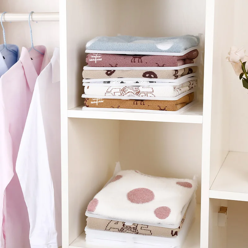 

5 шт Складные сложенные футболки Одежда Органайзер складные Сортировка Система Стирки для гардероба SP99