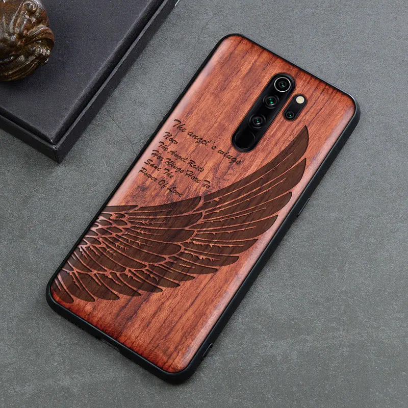 color 8 Новинка, чехол для redmi note 8 pro, тонкая деревянная задняя крышка, ТПУ чехол-бампер для Xiaomi redmi note 8, Xiomi redmi note 8 Pro, чехол для телефона s - Цвет: color 8