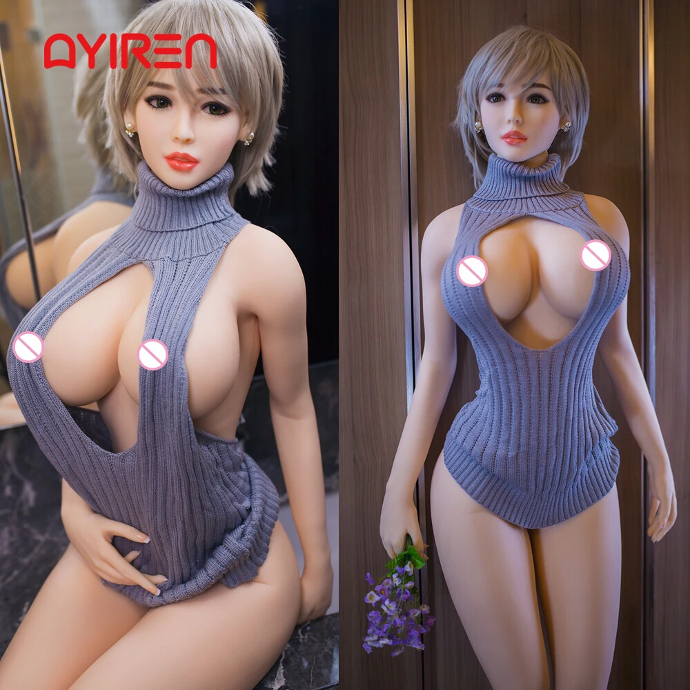 AYIREN 170 см Реалистичная однотонная Силиконовая секс-кукла с металлическим