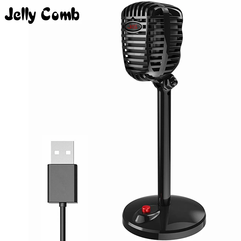 Желе расческа USB конденсаторный микрофон для компьютера профессиональная Запись
