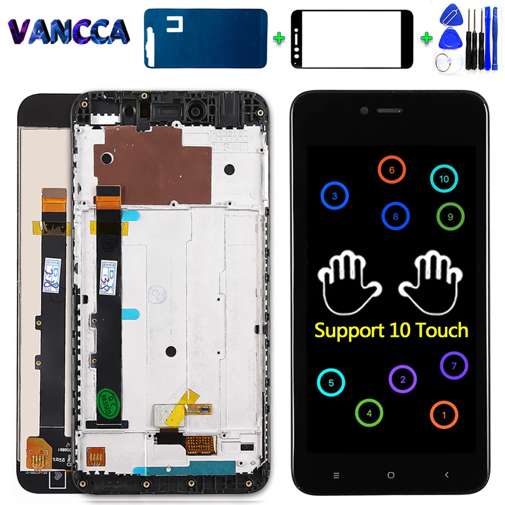 ЖК дисплей Vancca дигитайзер в сборе для Xiaomi Redmi Note 5A Prime Pro 3 Гб ОЗУ тачскрин с 10