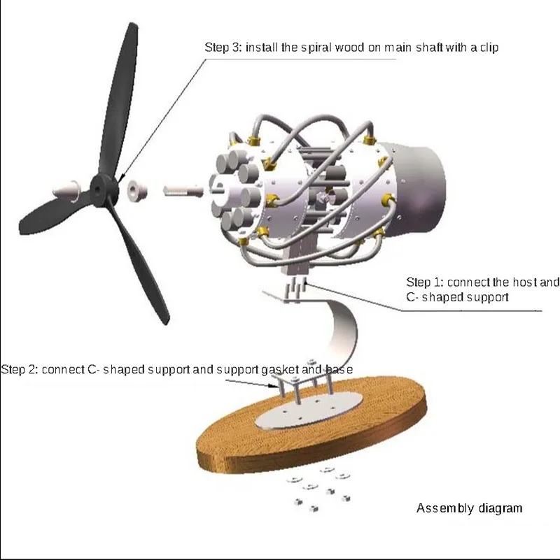 Рисунок 2 - 16-цилиндровая Модель двигателя