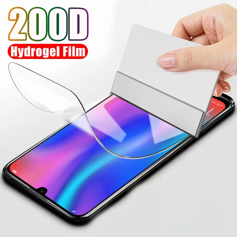 Гидрогелевая пленка для Huawei P40 Lite E P30 P20 lite Pro Safety for Enjoy 20 Z защитная пленка|leather