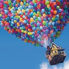 DIY 5D алмазов картина Красочные воздушные шары дом Бриллиантовая Вышивка крестом полная квадратная дрель мозаика Стразы искусство