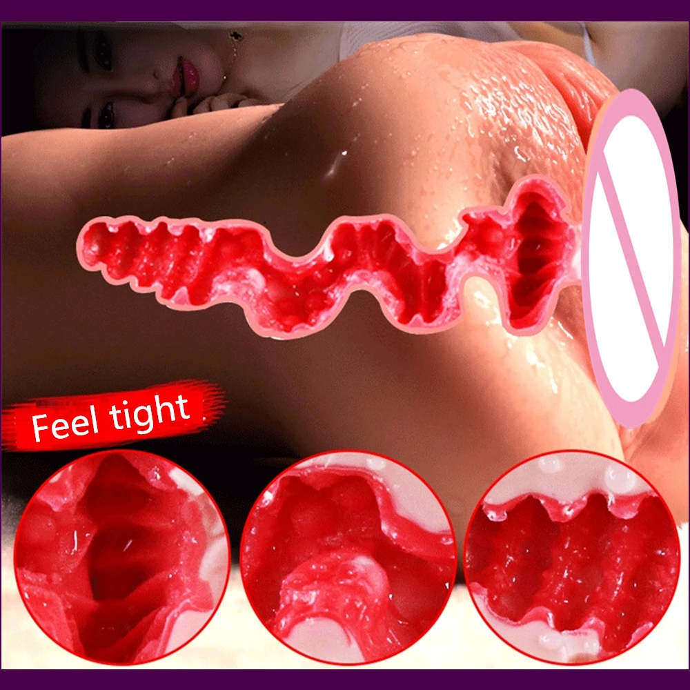 Реалистичная Вагина для мужчин силиконовый Карманный киска Мужской мастурбатор