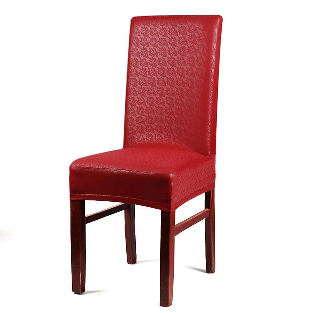 Чехол на стул из полиуретановой кожи для кухни спальни ресторана свадебного