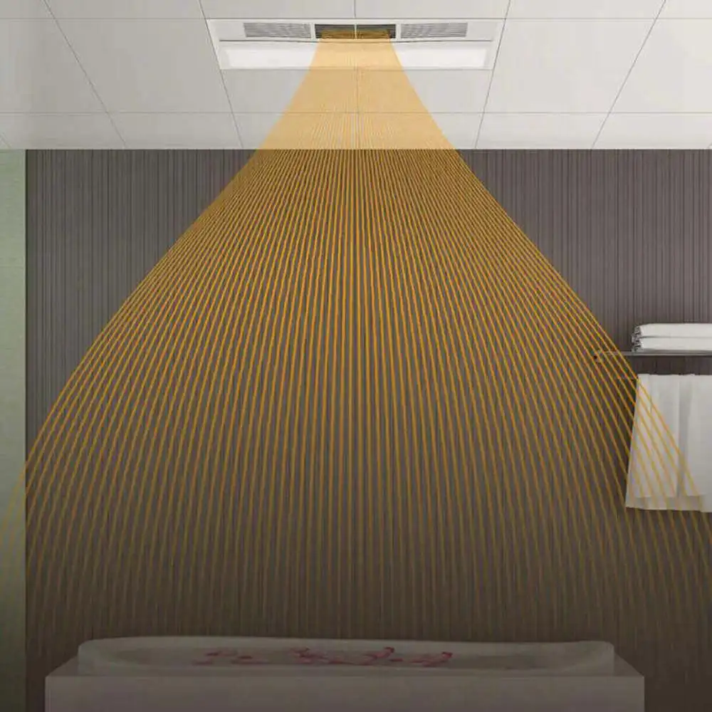 7 в 1 вентилятор для ванной с сенсорным управлением и светодиодный светильник кой