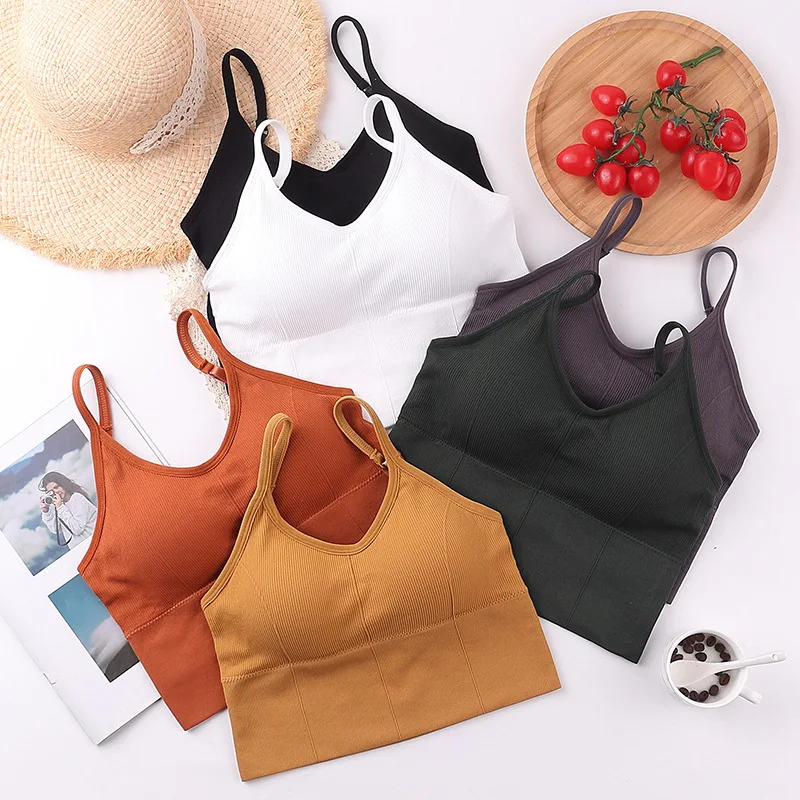 

Katoen Sport Bh Vrouwen Push Up Solid Sports Bra Jogging Gym Vrouwen Sport Beha Meisje Ondergoed Fitness Running Yoga Sport tops