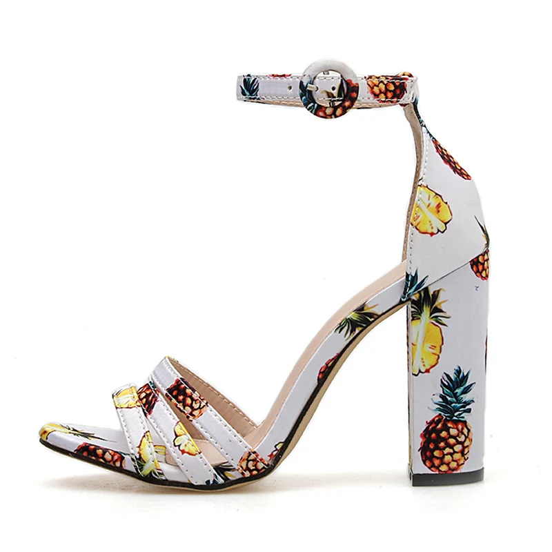 Женские сандалии на платформе и высоком каблуке 11 5 см туфли лодочки с цветочным