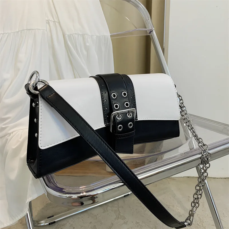 

Luxury Fashion Chain Shoulder Bag Women 2021 New Trend Design Leather Crossbody Bag Female Travel Shopping Purse and Handbag