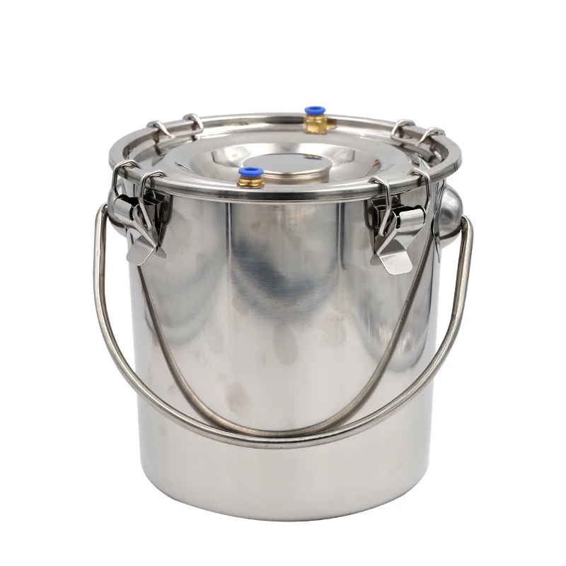 5л Корова Коза Электрический доильный аппарат из нержавеющей стали ведро молока