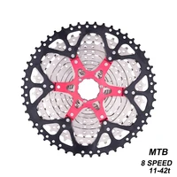 mtb 8 speed cassette 8s 11 42t freewheel mountain bike 8v 42t wide ratio steel sprocket for parts m310 tx35 k7 x4 bicycle parts