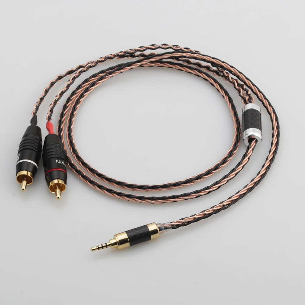 

HiFi Cable with 2.5mm TRRS Balanced Male to 2 RCA Male for Astell&Kern AK100II, AK120II, AK240, AK380, AK320, DP-X1A, FIIO X5III