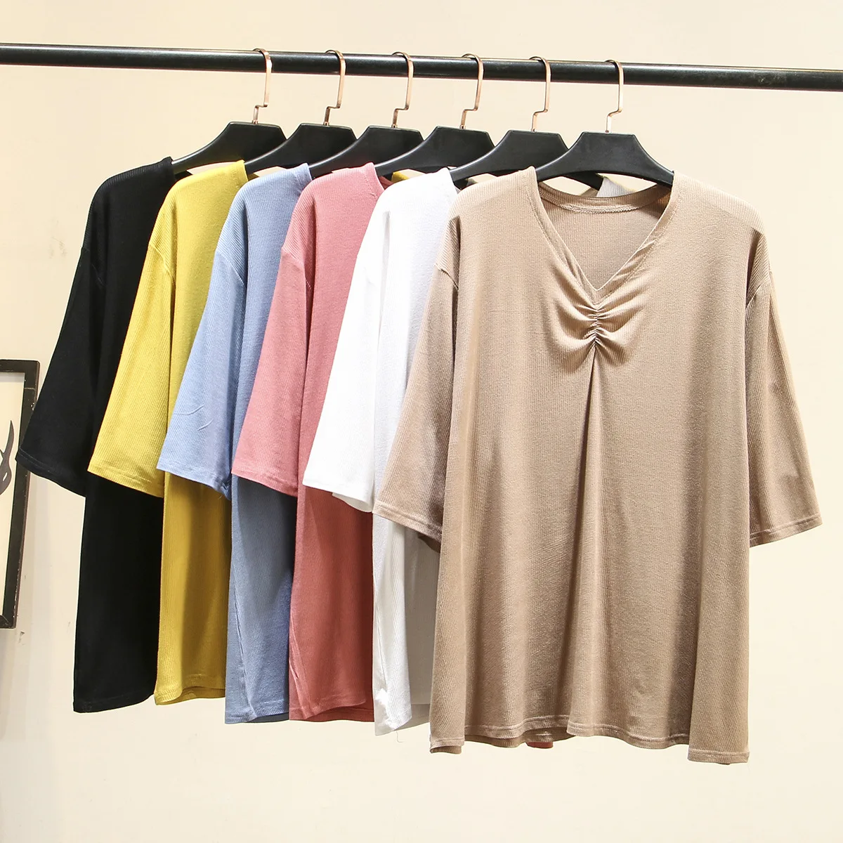 Женская футболка с коротким рукавом весна-лето 2020 Модные свободные топы