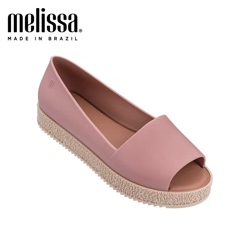 

Melissa Puzzle Women Sandals Beach Jelly Shoes Mulher Woman Flat Sandals Soft Mixed Candy 4 Colors Summer Casual Slip On Sandals