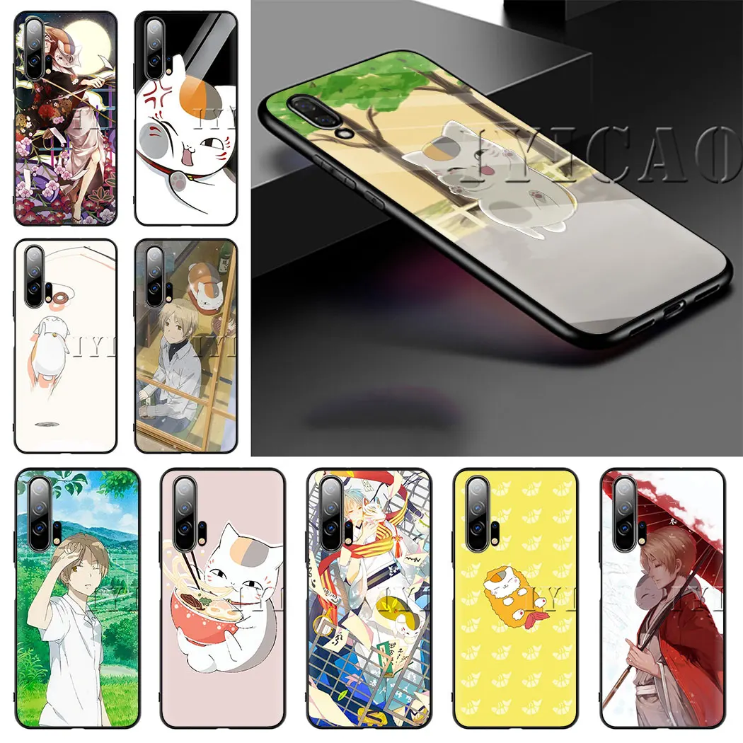 Мягкий чехол IYICAO Natsume Yuujinchou для Huawei Y6 Y5 2017 Prime 2018 Y7 Y9 2019 10 20 Pro Nova 4 3 2 i Lite