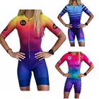 Женский велосипедный костюм, велосипедная фотоодежда, Триатлон, велосипедная одежда, комбинезон, трикомбинезон, боди, гидрокостюм