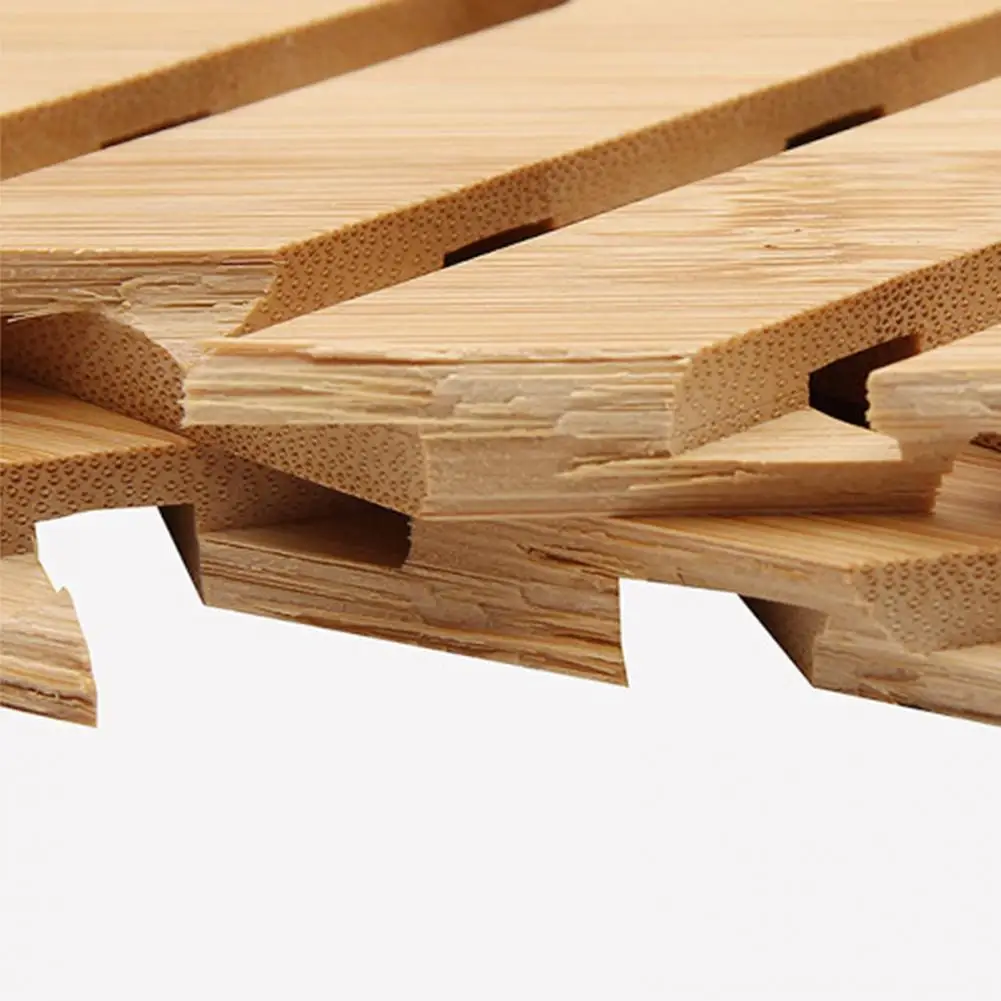 

Place Mat Multi-use Heat Insulation Bamboo Kitchen Dinner Mat for Home