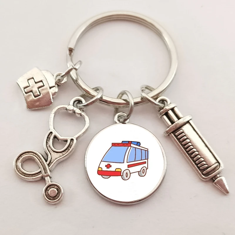 Модный красивый ангел звонок значок шаблона брелок мини медицинская модель