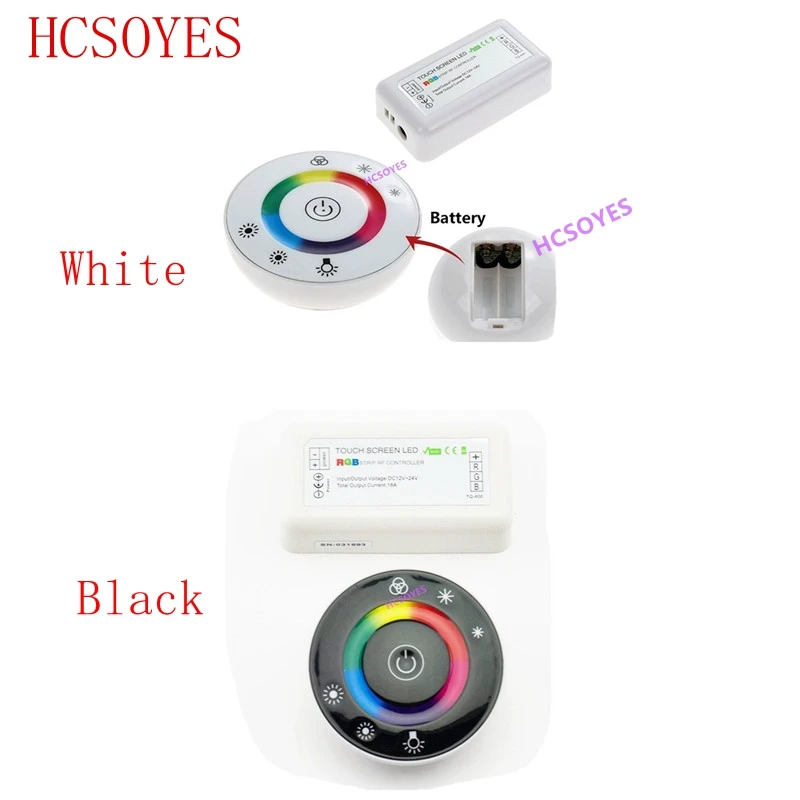 Светодиодный сенсорный круглый RGB контроллер дистанционного управления 18 А 7