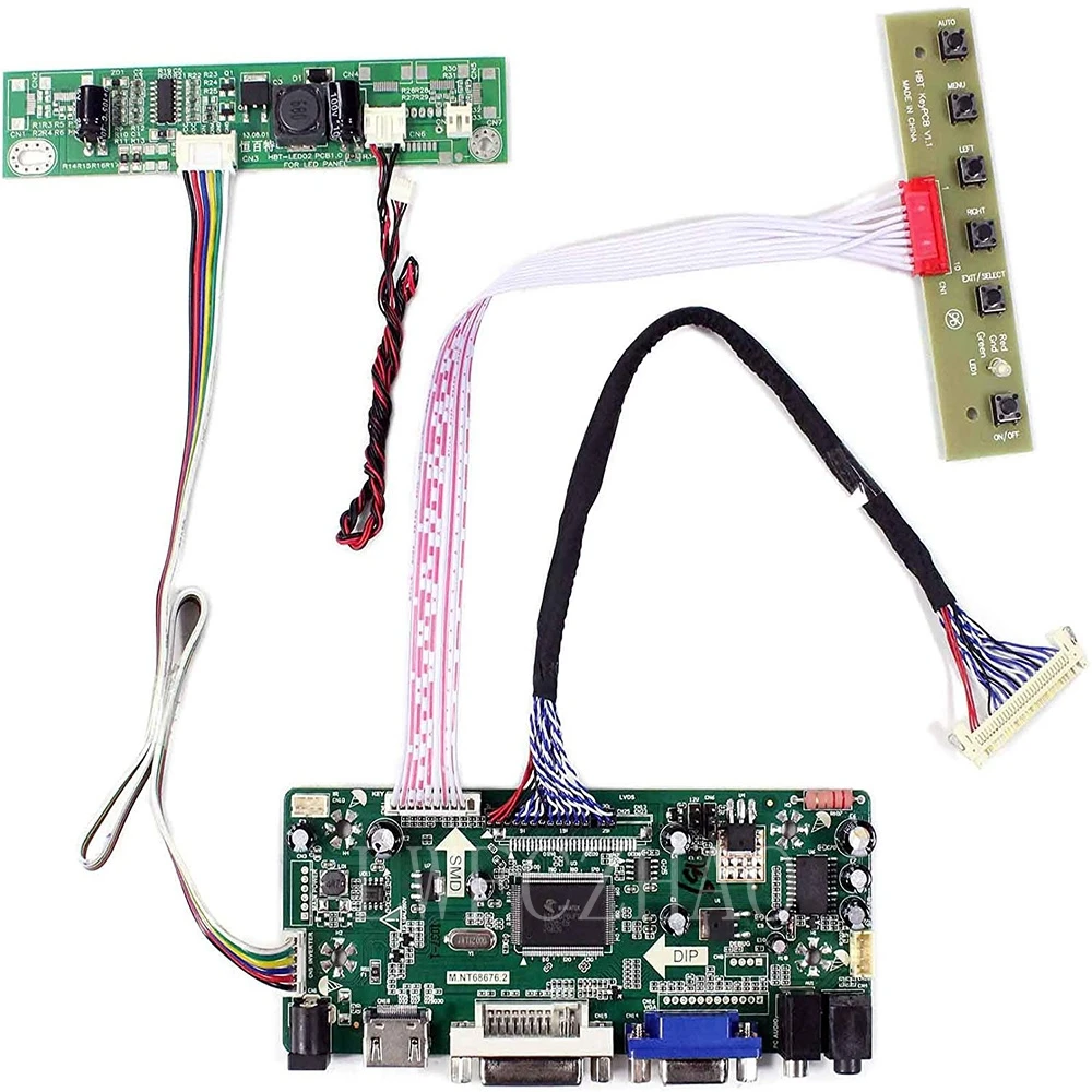 Новый комплект для телефона модель LM230WF5(TL)(F2) MNT68676.2 HDMI + DVI VGA ЖК-дисплей драйвер