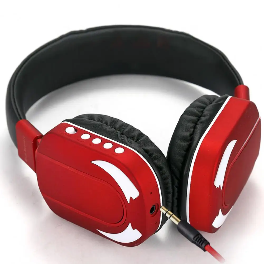BS77 3 5 мм наушники Bluetooth 4 1 светящиеся из АБС пластика Hi Fi тяжелый бас стерео музыка