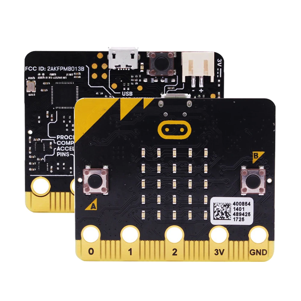 Новейший Micro:bit V2 Board go kit поставляется с 25 светодиодный дисплей встроенных