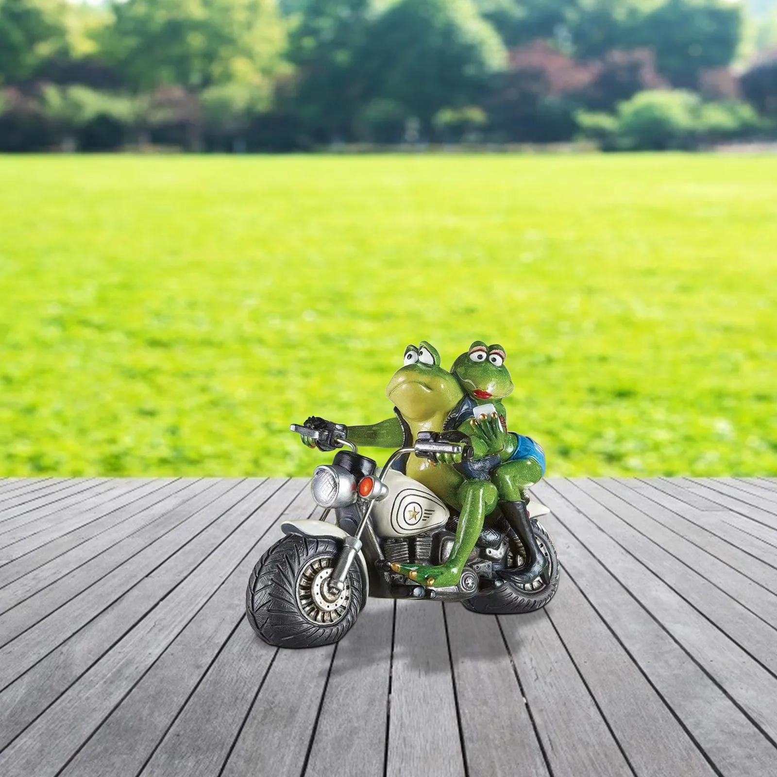 Лягушки из смолы для мотоцикла украшения езды на мотоцикле праздничные создания