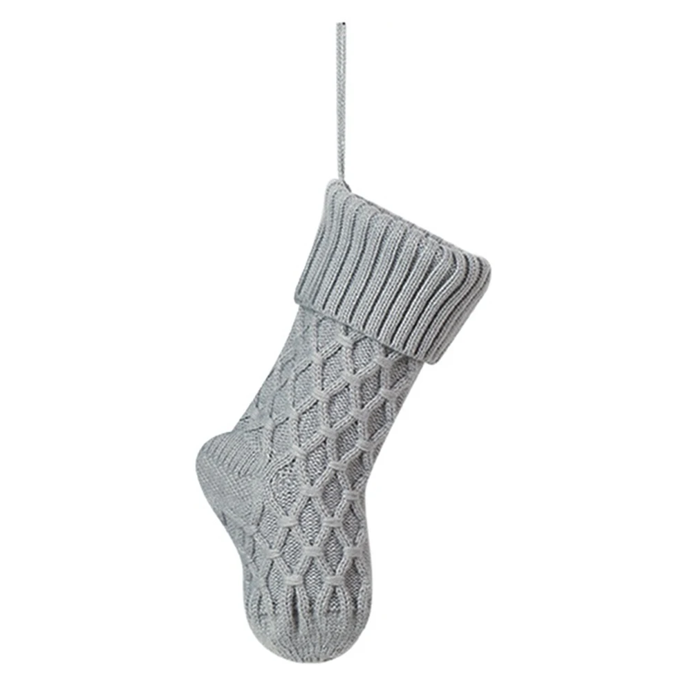 Xmas Прекрасный Подарочный пакет вязаные Олени Санта Клауса детские носки