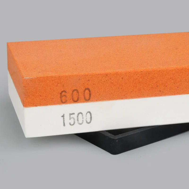 600 1500 grit 1 шт. двухсторонний нож камень 2000 3000 5000 8000 точилка для кухонных ножей белый корунд абразивная точилка для ножей точильный камень - Цвет: 600 1500 grit