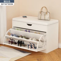 nordic shoe storage rack entrance with shoe changing stool cabinet household entrance bench shoes organizer shelf storage bench