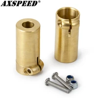 axspeed rear axle adapter brass counterweight 56gpair rear cup balance weight for 110 axial scx10 ii 90046 rc crawler parts