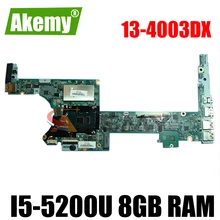 For HP X360 13-4003DX Laptop Motherboard 801506-501 801506-601 DA0Y0DMBAF0 With i5-5200u CPU 8GB RAM 100% Tested Fast Ship