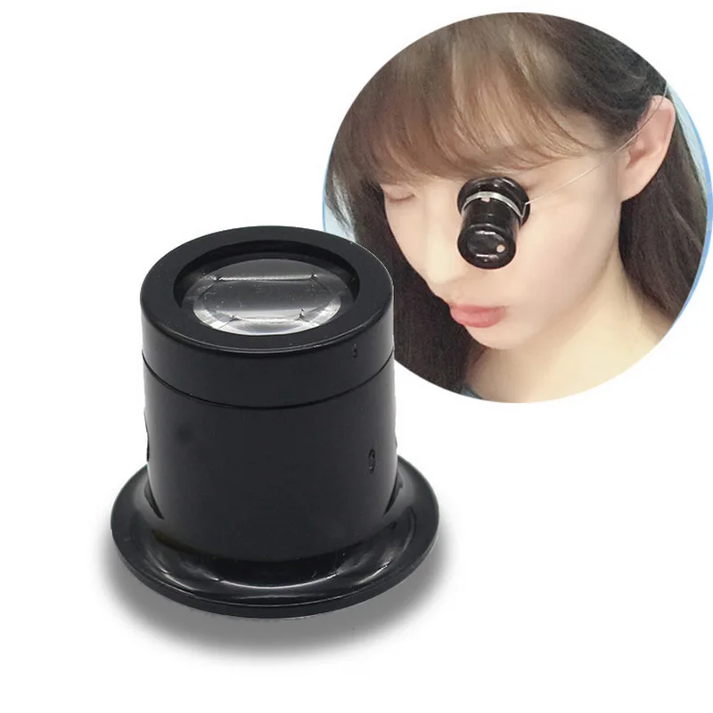 Часы с увеличительным стеклом 10 раз маска для глаз увеличительное стекло