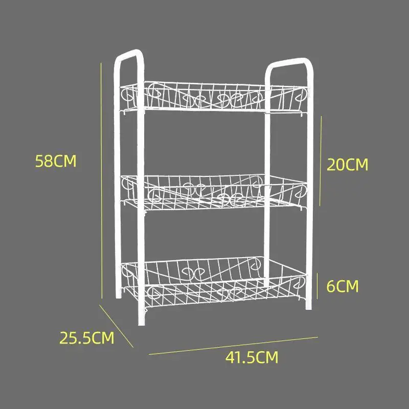 

Holder Storage Rack Shelf Room Etagere Cuisine Rangement Organizacion Home Trolleys with Wheels Prateleira Organizer Shelves