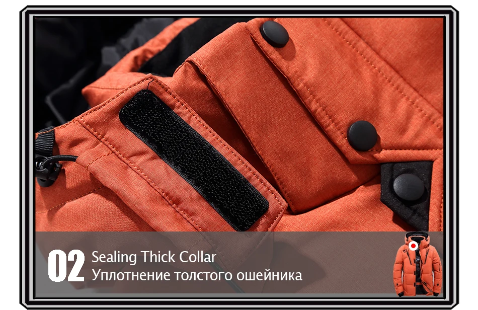 Новые зимние куртки-пуховики из 90% белого утиного пуха, мужские толстые утепленные отстегивающиеся водонепроницаемые парки с капюшоном, Мужская Брендовая верхняя одежда