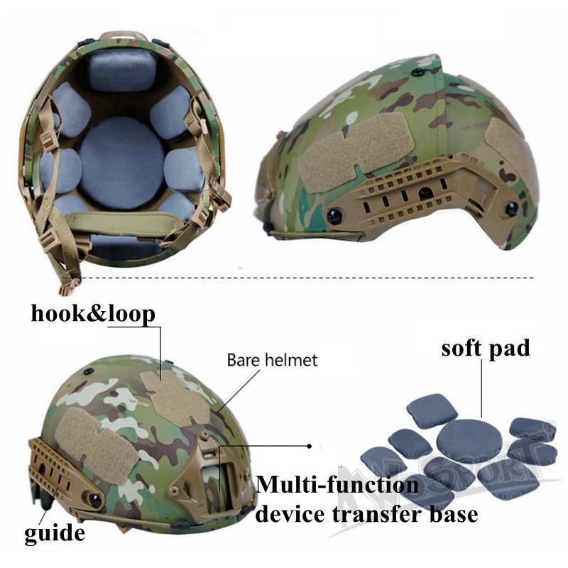 Тактический шлем армейская тренировочные шлемы Airsoft Шестерни защита головы для