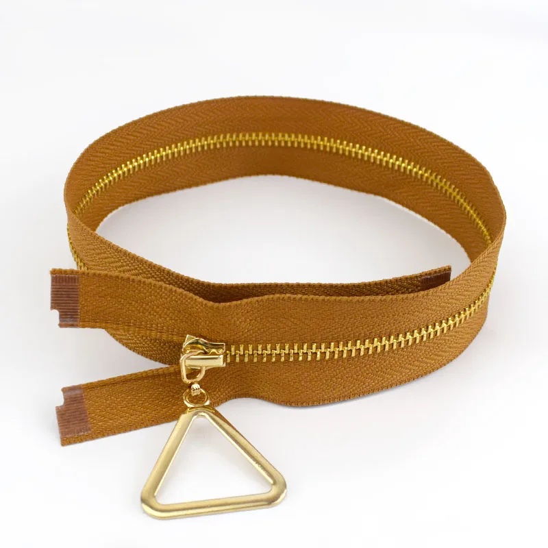CAMEL Meetee 2 шт. 40-70 см 3# Металлические молнии открывающийся автоматический замок золотая молния DIY сумки кошелек одежда Декор молния Швейные аксессуары ZA043 - Цвет: CAMEL