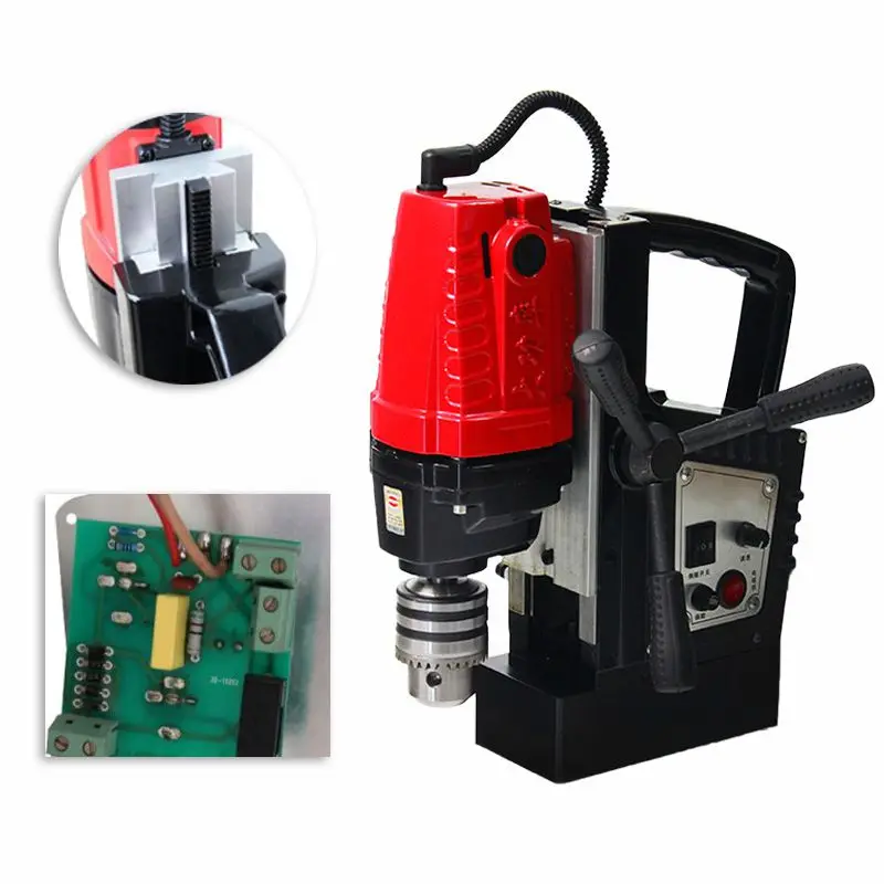 

Сверлильный станок с магнитной основой, многофункциональная Магнитная буровая машина 9000N, сверлильный станок для легких стальных пластин