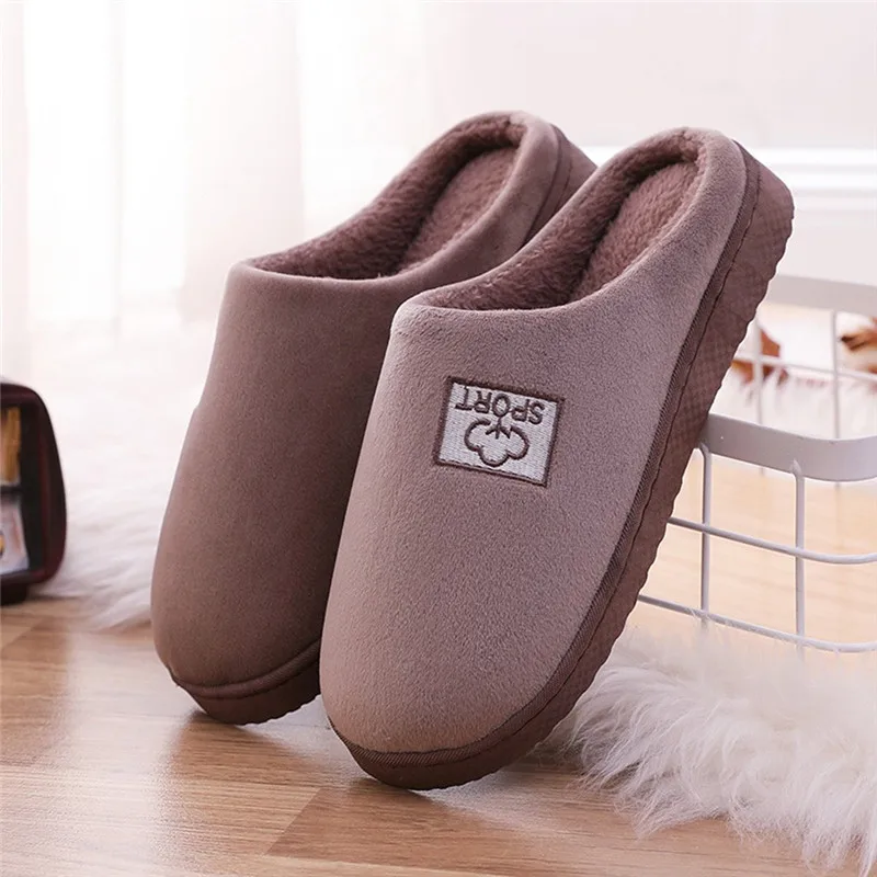 Тапочки с плюшевым рисунком кота зимние домашние женские тапочки Теплая обувь