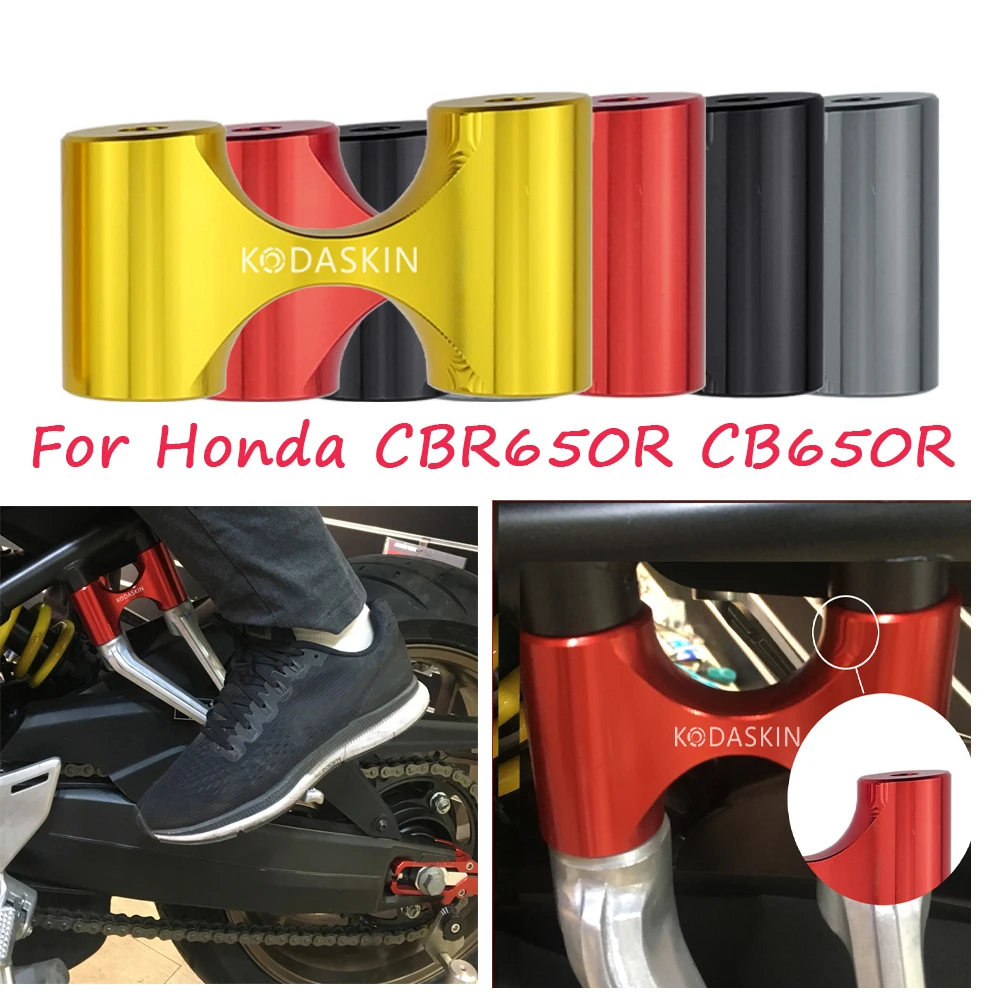 Фото Опоры для ног Kodaskin CNC из алюминиевого сплава удлиненные задние опоры Honda cbr650r cb 650r