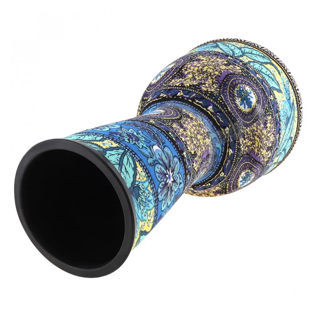 8 Inch African Beautiful Djembe Drum Colorful Cloth Art ABS Barrel PVC Skin Children Hand | Спорт и развлечения