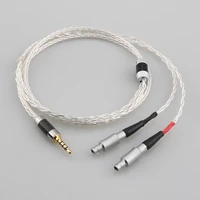 hifi 3 52 54 4mm balanced occ single crystal silver headphone upgrade cable cable for hd800 hd800s hd820 headset cable