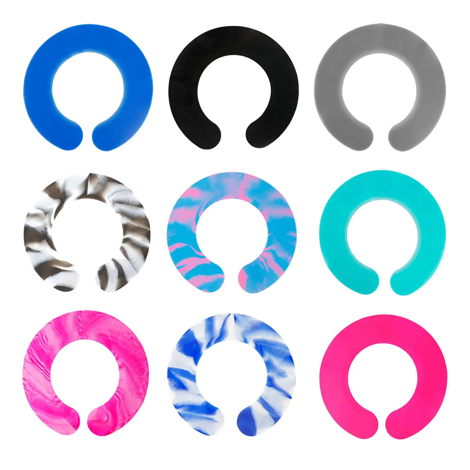 

Силиконовый ошейник для парикмахерской, профессиональный водонепроницаемый аксессуар для стрижки волос, накидки для мужчин и женщин